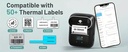 Labelprinter Phomemo M110 Labelmaker incl software en gratis startrol / st Print labels vanaf je computer, tablet of telefoon EN zonder inkt
