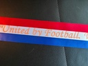 Voetbalsjerp oid Sjerpen Bedrukt  75 mm Vlag met ORANJE opdruk eigen tekst opgeven, maatwerk