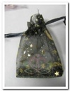 Giftbag organza Black Star 7*9 cm cadeauzakje,bruiloftbedankje