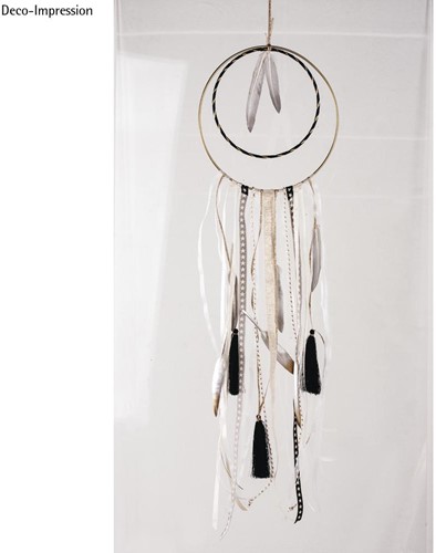 Metalen ringen 20cm ø, box 10st, wit grootverpakking doos