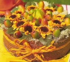 Steekschuim taart oase voor verse bloemen 14cm 14x7 cm