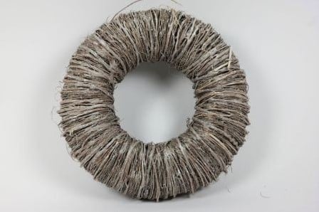 Krans Mactan Grass White Wash 35 cm