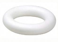 Oasis® Styropor Piepschuim Isimo Ring Rondom 25 cm