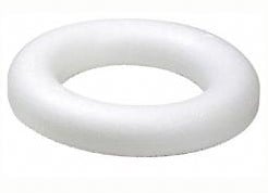 Oasis® Styropor Piepschuim Isimo Ring Platrond 20×4 cm