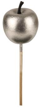 Appel op draad Zilver glans 40 mm per zak ca. 24 stuks