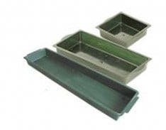 Brick tray 2/1 Groen 48x12,5 cm voor 2 grote blokken