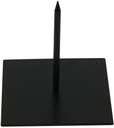 Metaal Standaard Solid Basic Iron Foot met gaatje in voet 12x12x12 cm