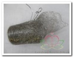 Mohair Zilverkleurig rolletje
