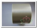 Bedrukt lint Cream met Zwarte opdruk 70 mm 80 cm