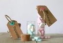 Reageerbuisjes glas met kurk 10 cm Ø3 cm doos 12 stuks