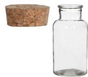 Kurken / stop Voedselproof voor artikel 023930 set 12 stuks excl. fles of decoratie