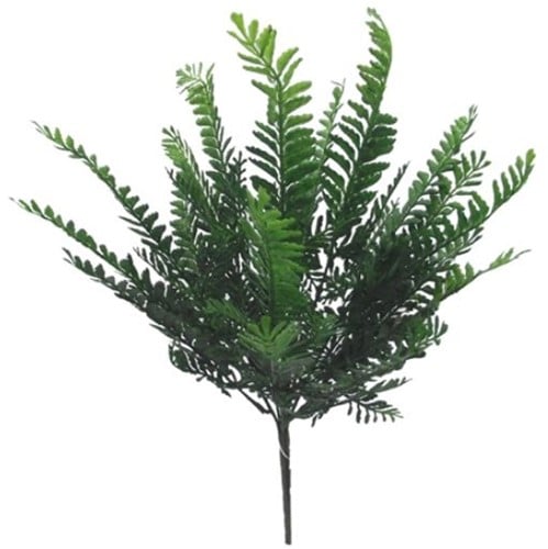 Varen Fern Bush Donkergroen Botanical Style 45 cm per stuk
