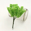 Foam Curly Stamen Bacca Pick Groen 12 stuks