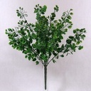 Bauhinia Leaf Bush Groen Kunstblad per stuk