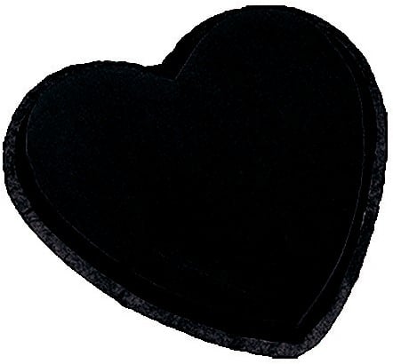 OASIS® Black Biolit Hart 17 x 17 cm per stuk zwart steekschuim oase voor verse, kunst en droogbloemen