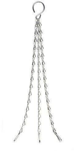 Ophangset ketting voor krans en hangingbasket per stuk 