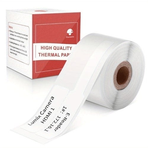 Thermische labels Blanco etiketten voor thermal labelprinters Wit kabels rol 100 stuks printers M110/M110S/M120/M200/M220/M221