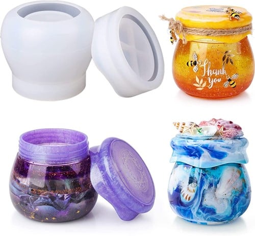 Siliconenmal Voorraadpot Epoxy resin 16 cm per stuk