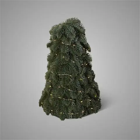 Brynxz Nobilis kunst kerstboom incl LEDverlichting  Nobilis X-Tree with LED-wire 25 cm x H 32 cm Maat S
