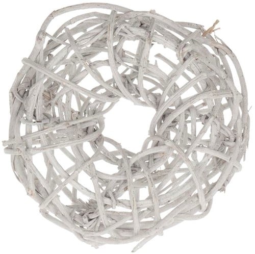 [A-011630] Krans Lianen Lianenkrans White wash 30 cm