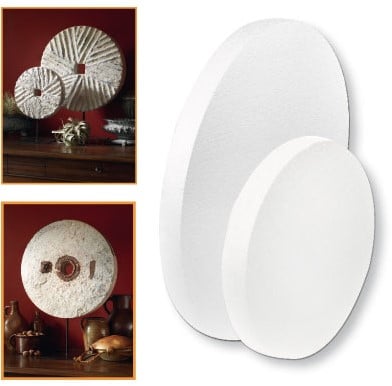 [A-010546] Oasis® Styropor Piepschuim Isimo cirkel 50×4 cm