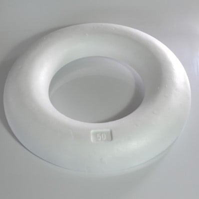 [A-019373] Oasis® Styropor Piepschuim Isimo Ring Platrond 50 cm