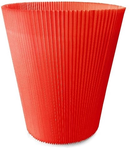 [A-019542] Manchet Potcover Klassiek Rood 105 mm hoog Zak 100 stuks