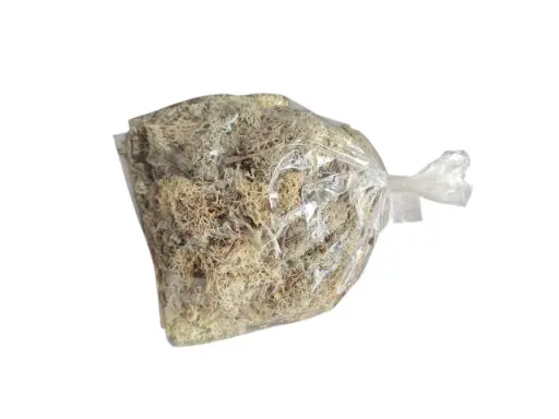 [A-017109] Rendiermos IJslandsmos Finlandsmos Finlandsmos Naturel 50 gram kleinverpakking