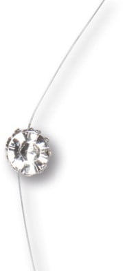 [A-007336] Draadguirlande Strassketting 211 Zilver 2 m