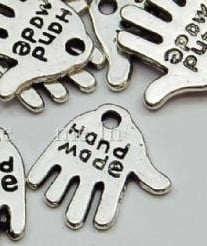 [A-007419] Hangertje Hand Made per stuk