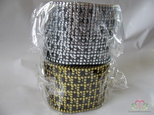 [A-008861] Gitterband Goudkleur Open rol 3 m