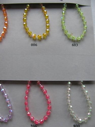 [A-009120] Parelketting Parelguirlande Lichtgroen Lime 603 4 mm rol 10 meter
