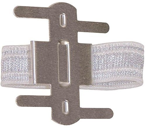[A-016239] Corsageband Polscorsage Elastisch Zilver zak 50 stuks