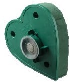 [A-011484] Auto hart dicht 40x40x9 cm met 2 zuignappen