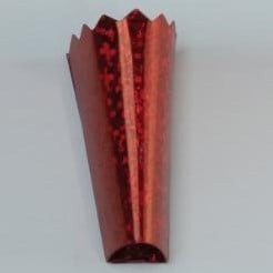 [A-006743] Corsagehouder Boutonnière Glitterati Rood per stuk