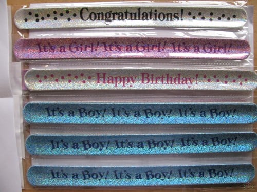 [A-010430] Vaas Snap Wrap Congratulations per stuk vaasdecoratie