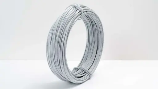 [A-002566] Aluminiumdraad gelakt Old White 2 mm 10 meter