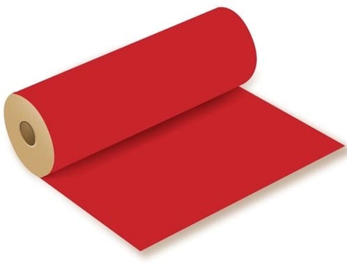 [A-024153] Bloemenpapier cadeaupapierkraftpapier Rood rol 50 cm x 3 kg
