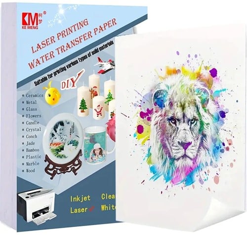 [A-027418] Laser Transferpapier voor kaarsen glas hout 20 vellen