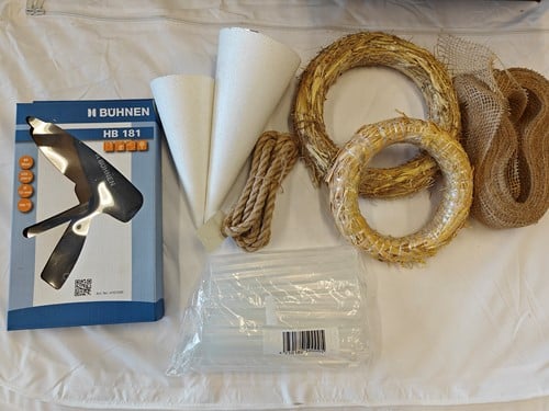 [A-025039] Kerstpakket startpakket hobby en bloemschikken Lijmpistool 65