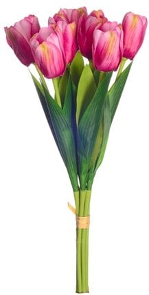 [A-023747] Tulpen Fuchsia Zijden Bundel 7 bloemen