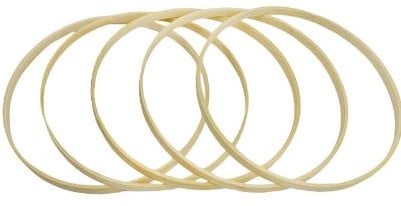 [A-023403] Bamboe Borduurring Flowerhoop Bloemenring 9 cm per stuk