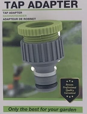 [A-022422] Tap Adapter tuinslang 1/2'' - 3/4'' direct op kraan aan te sluiten