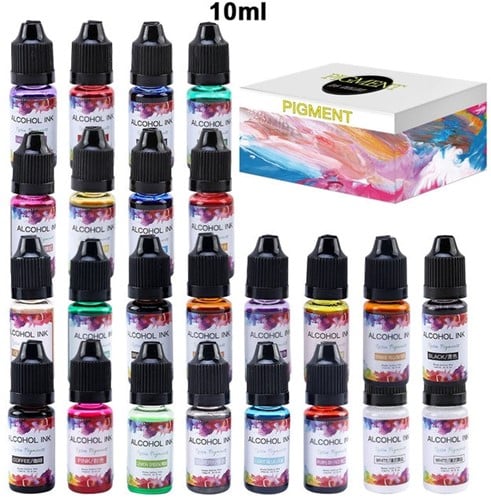 [A-025730] Pigment Resin Alcohol inkt kleurstof Metallic Yellow