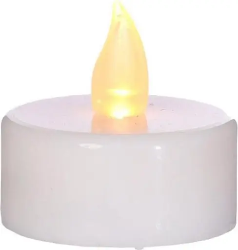 [A-027967] Led-theelichtjes waxinelichtjes warm wit – set van 6 inclusief timer 