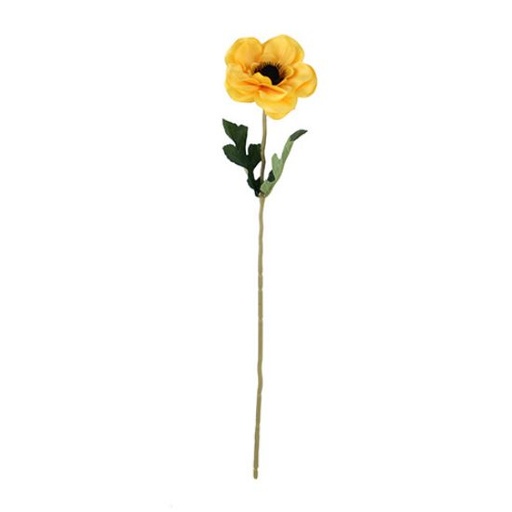 [A-028026] Anemoon Geel Zijdenbloem 48 cm per stuk