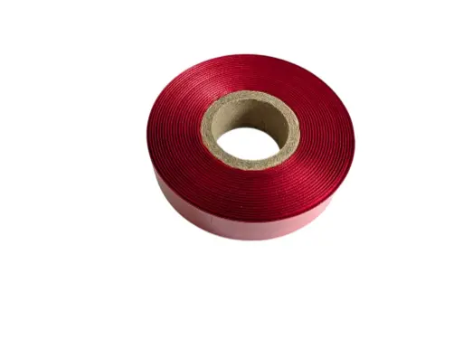 [A-028071] Zijdenlint Lintprinter Rood 25mm 25 meter